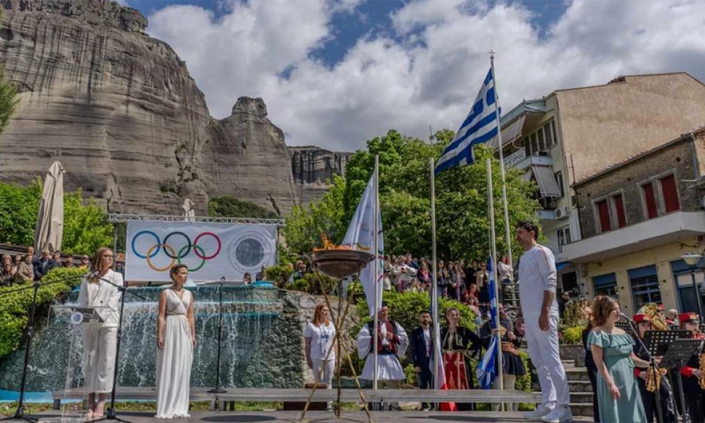 Ολυμπιακή Φλόγα: Σήμερα διέσχισε την Καλαμπάκα